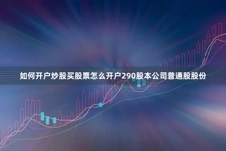 如何开户炒股买股票怎么开户290股本公司普通股股份
