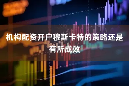 机构配资开户穆斯卡特的策略还是有所成效