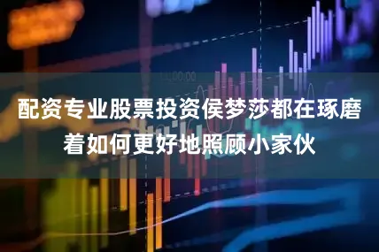配资专业股票投资侯梦莎都在琢磨着如何更好地照顾小家伙
