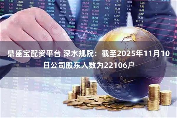 鼎盛宝配资平台 深水规院：截至2025年11月10日公司股东人数为22106户