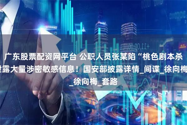 广东股票配资网平台 公职人员张某陷“桃色剧本杀”，泄露大量涉密敏感信息！国安部披露详情_间谍_徐向梅_套路